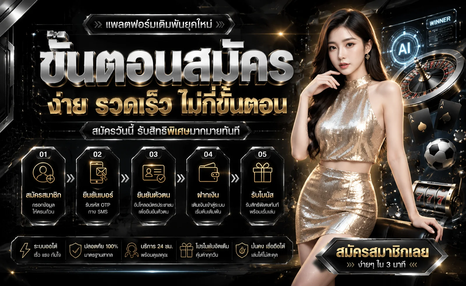 ทดลองเล่นสล็อตฟรีทุกค่ายบน ร่ำรวย 777 ไม่ต้องสมัคร